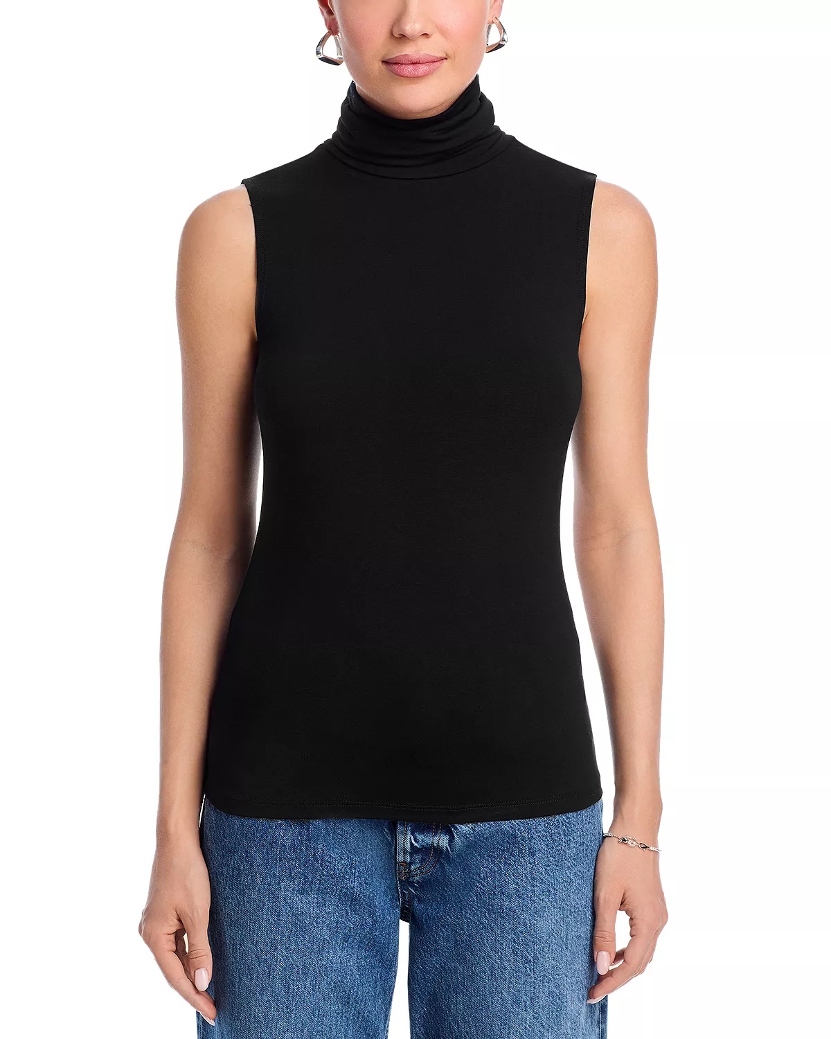 Ceci Sleeveless Turtleneck Top - 10