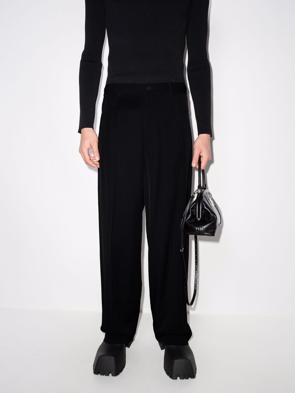 Fluid cotton trousers - 2
