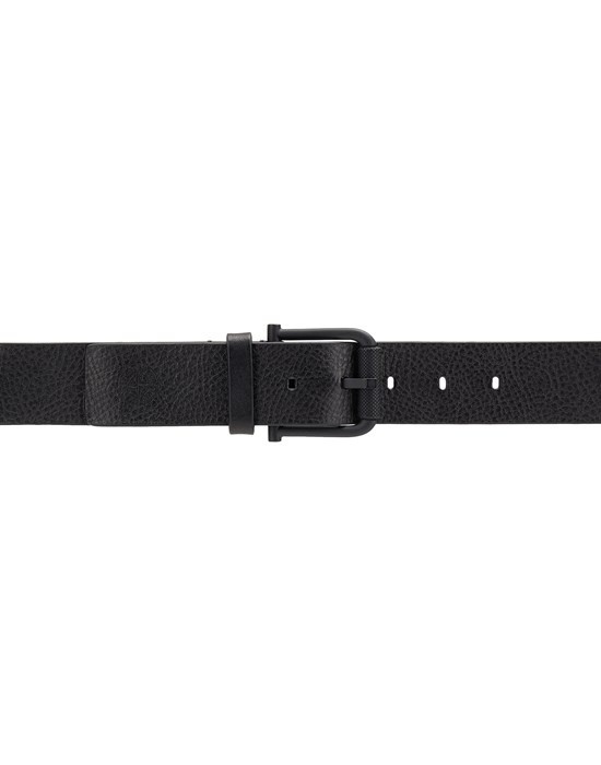 94772 TUMBLED LEATHER BELT BLACK - 3