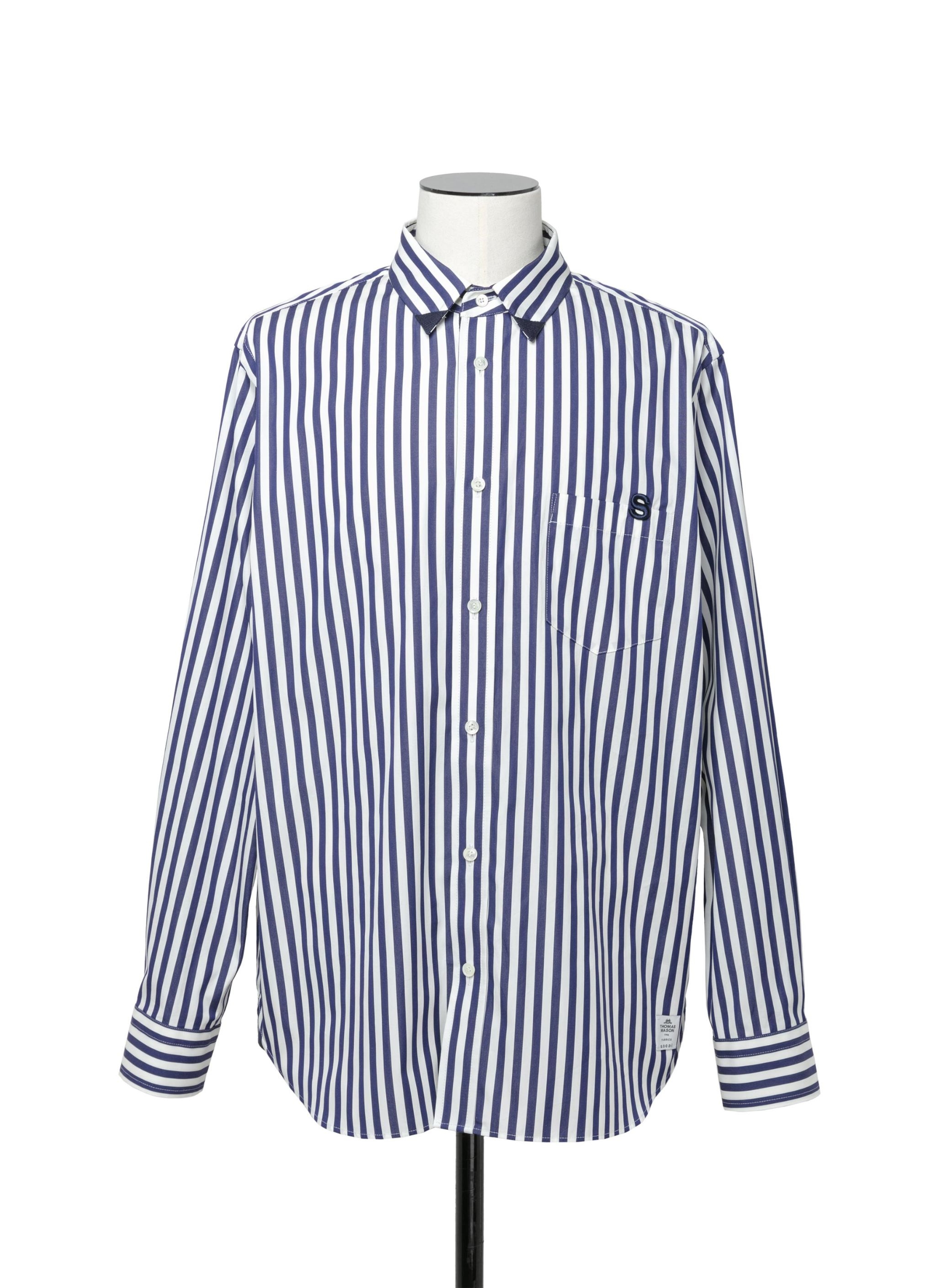 Thomas Mason s Cotton Poplin Shirt - 1
