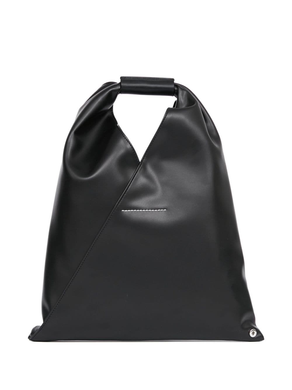small Japanese leather tote bag - 3