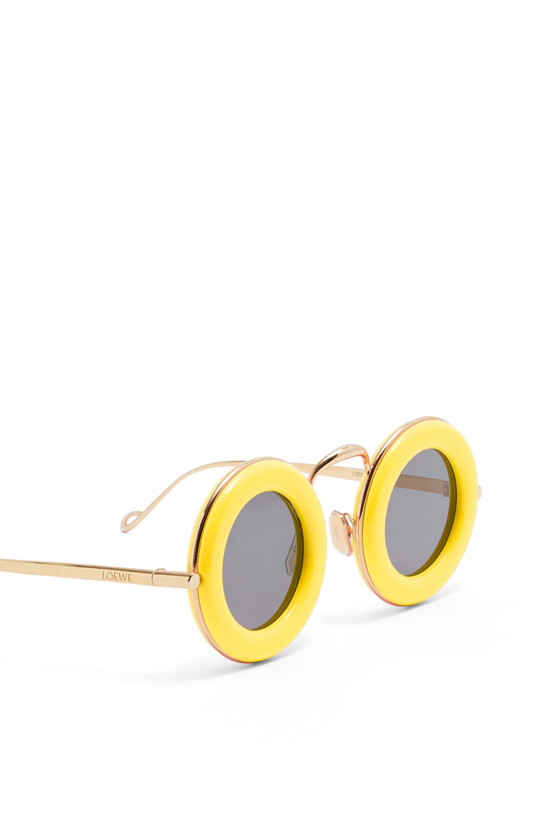 Round sunglasses in acetate and metal - 5