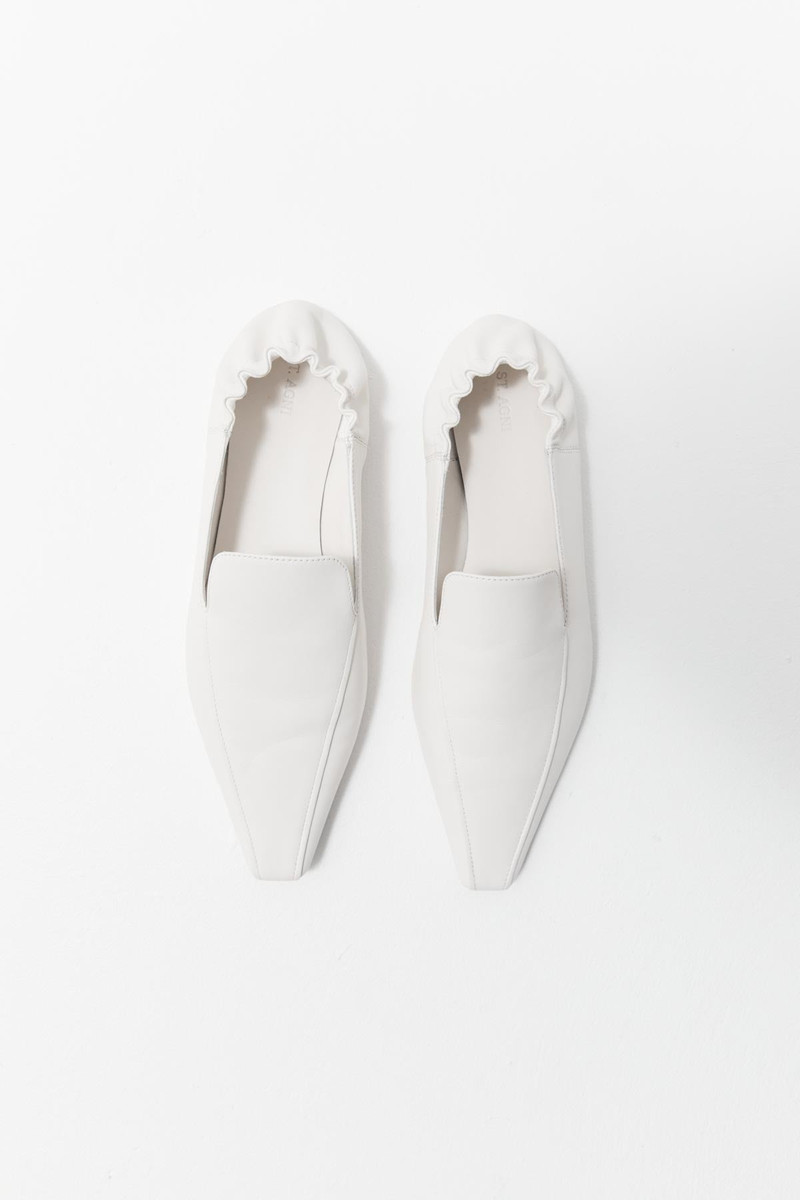 Flat Loafer - White 5