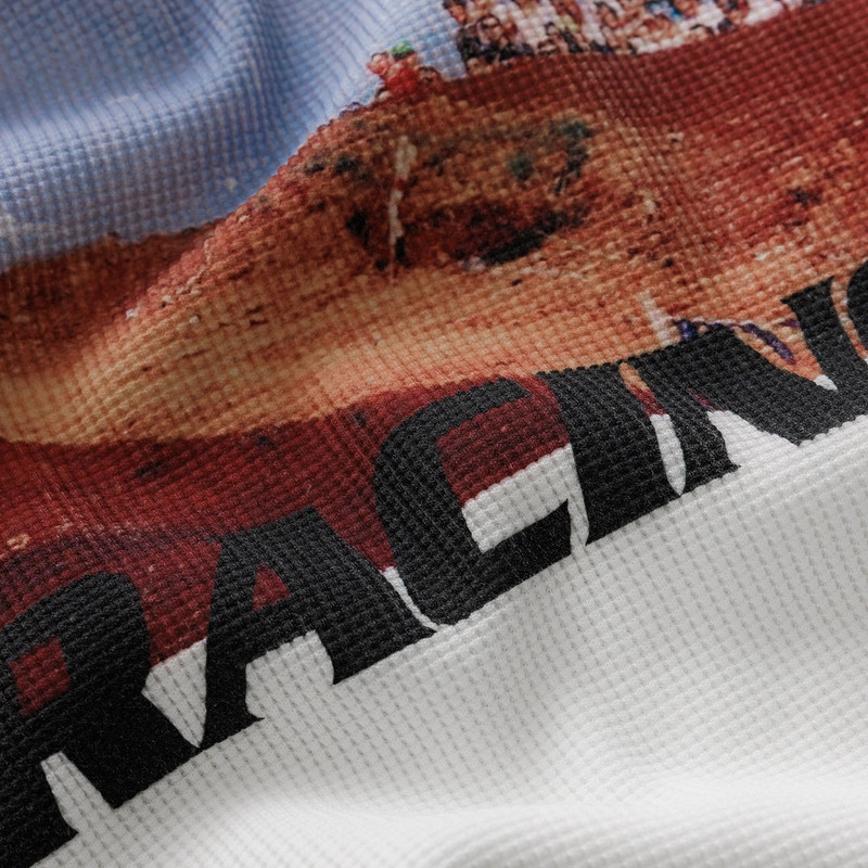 DR Motocross Vintage White Waffle Top 4