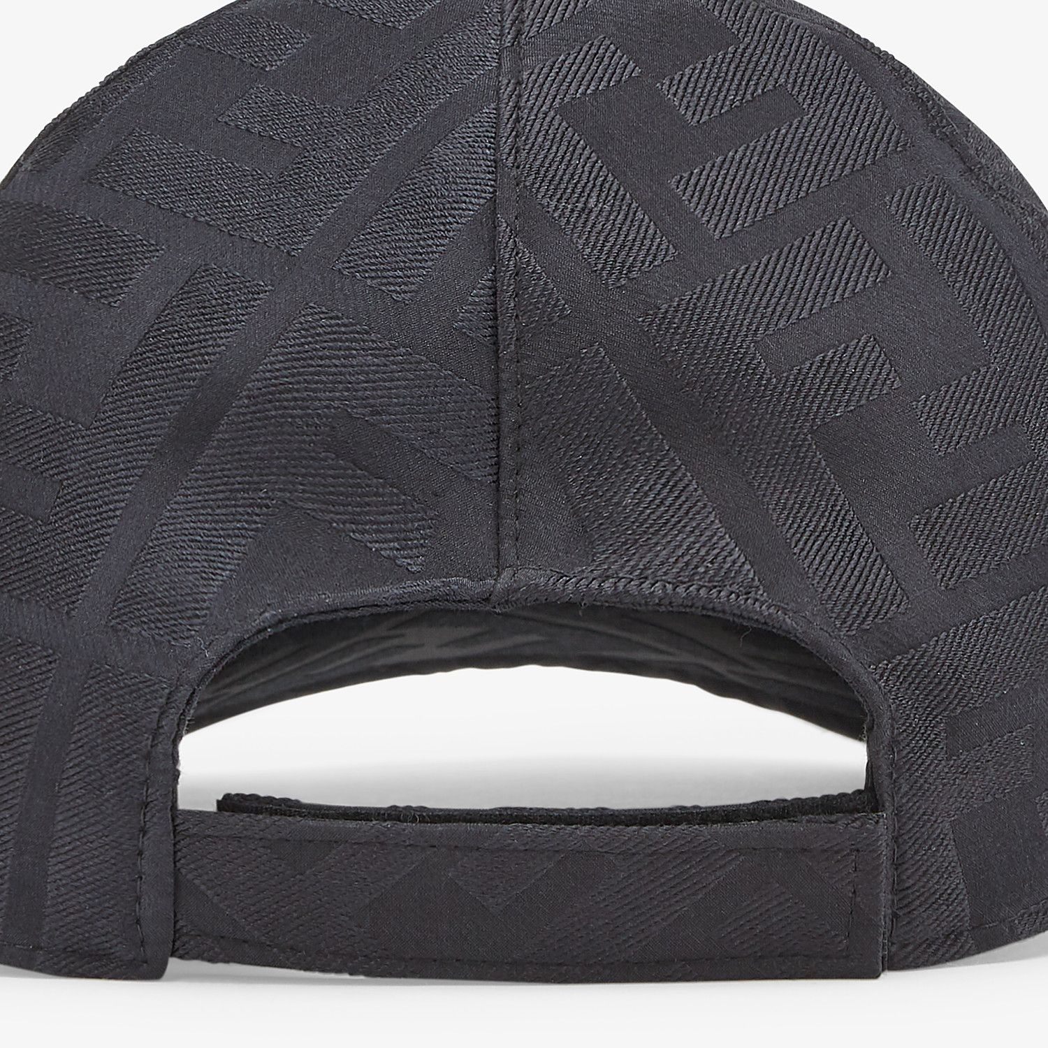 Black silk baseball cap - 2