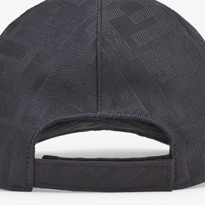 FENDI Black silk baseball cap outlook