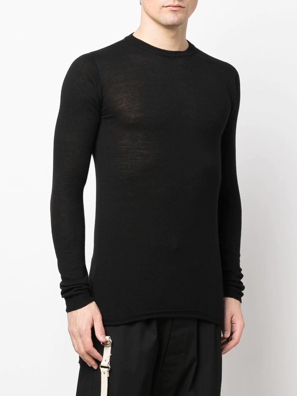 crew-neck wool jumper - 3