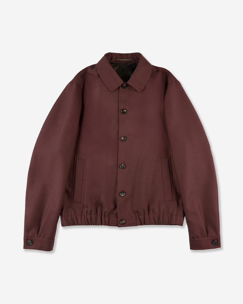 Wool and mohair twill bomber jacket 1