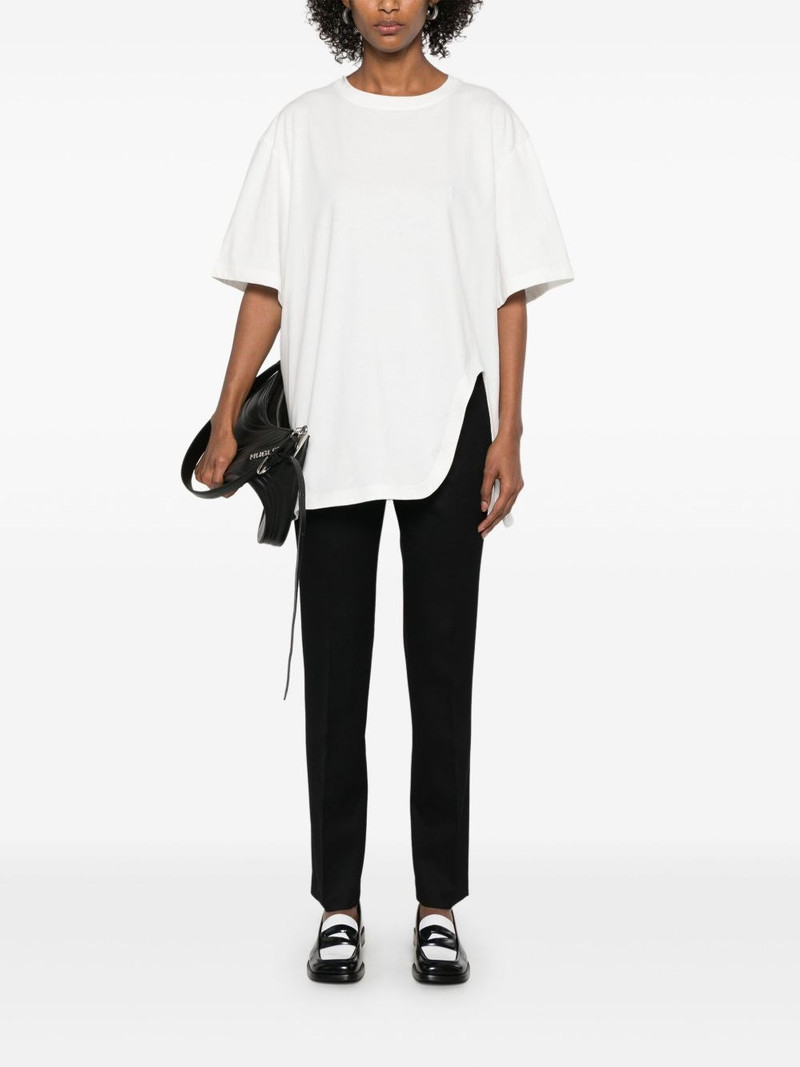 THE ATTICO Asymmetric cotton t-shirt outlook