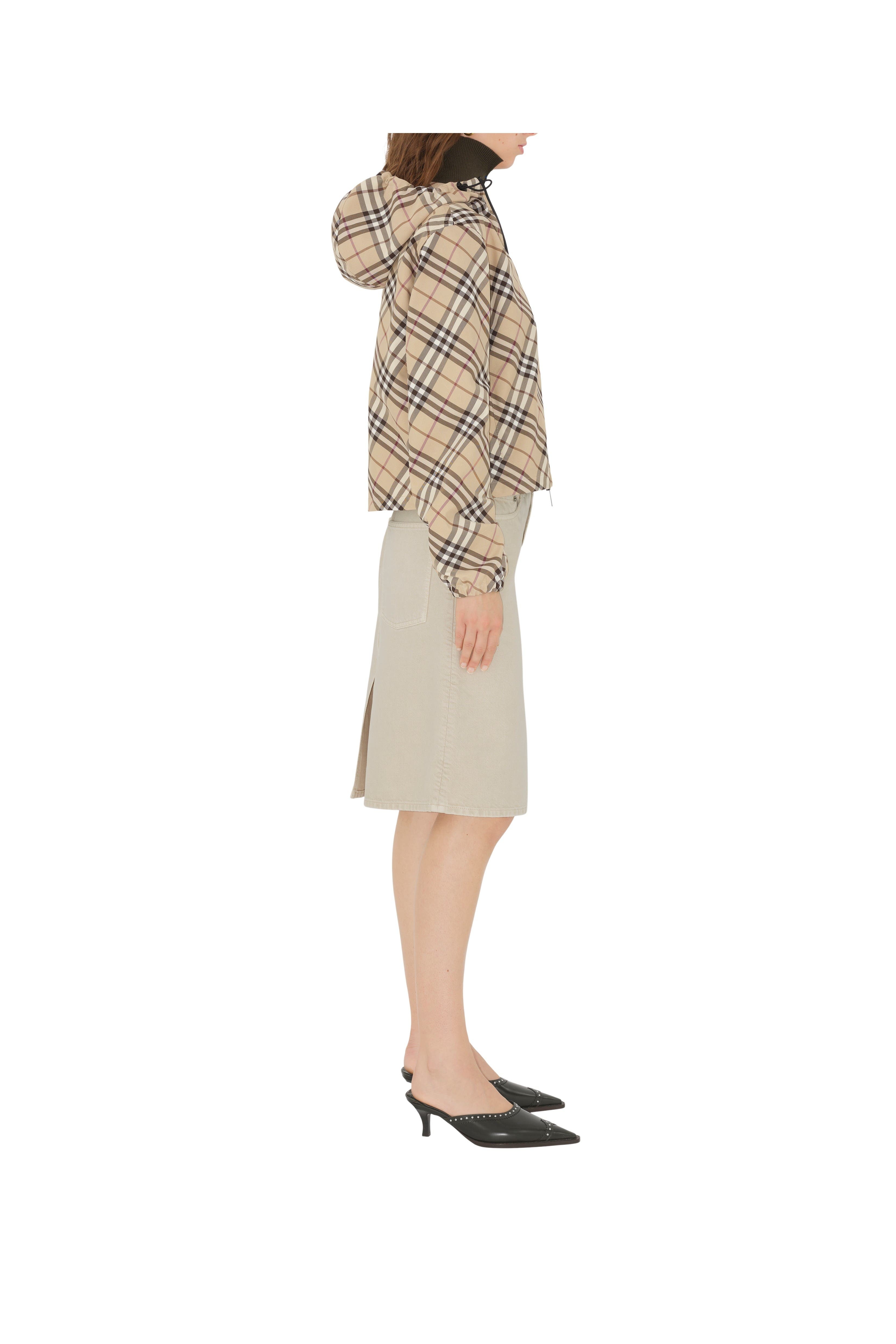 burberry Check Jacket in Alabaster at Nordstrom - 3