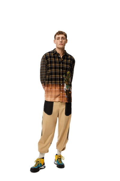 Loewe Printed flannel shirt in organic cotton outlook