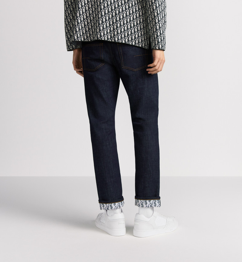 Long Slim-Fit Dior Oblique Jeans 3