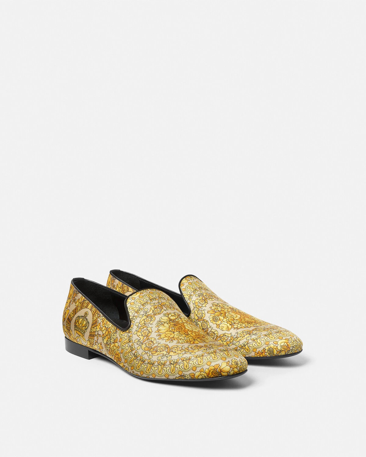 Barocco Satin Slippers - 2