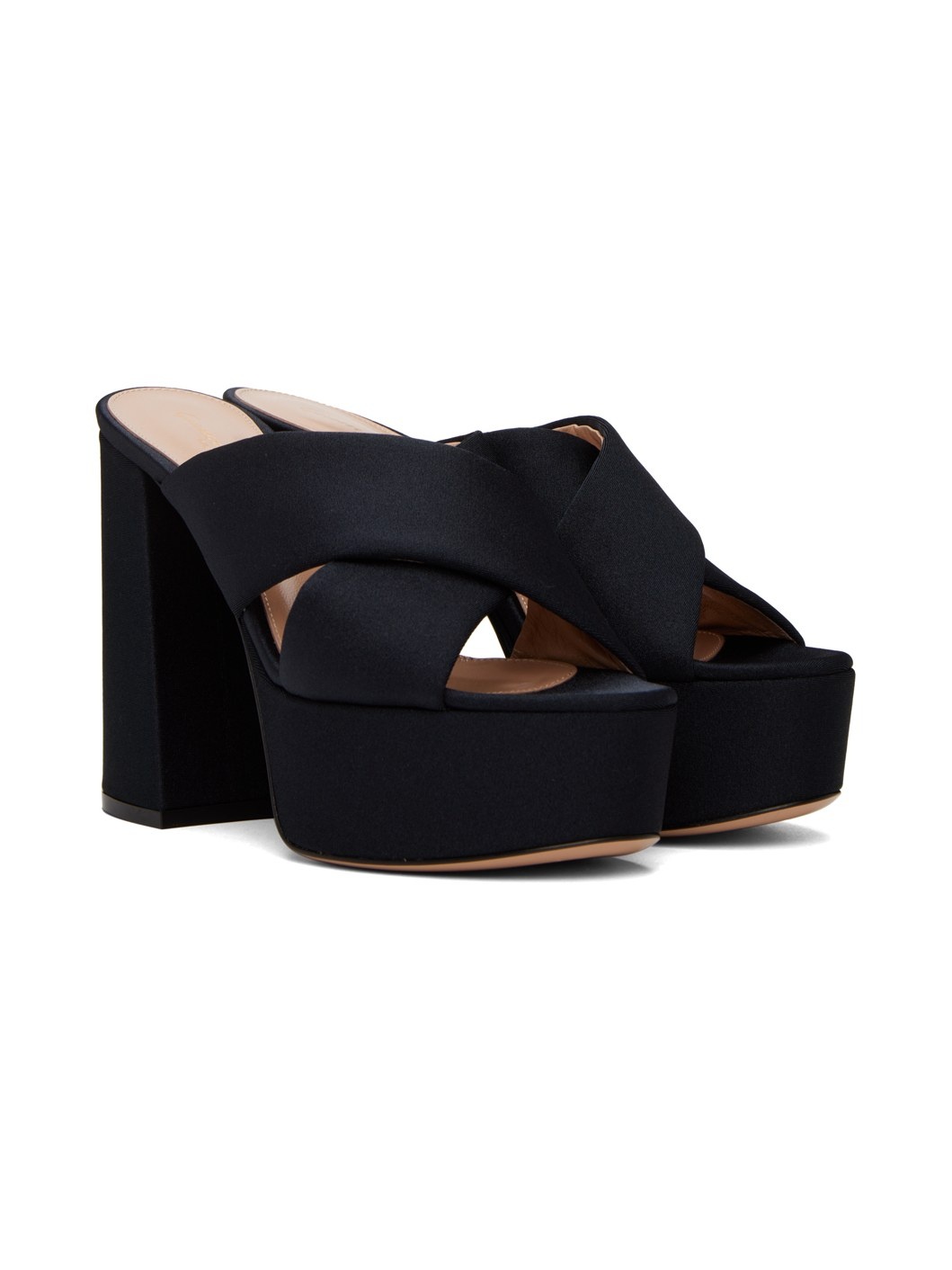 Black Sheridan Platform Sandals - 4