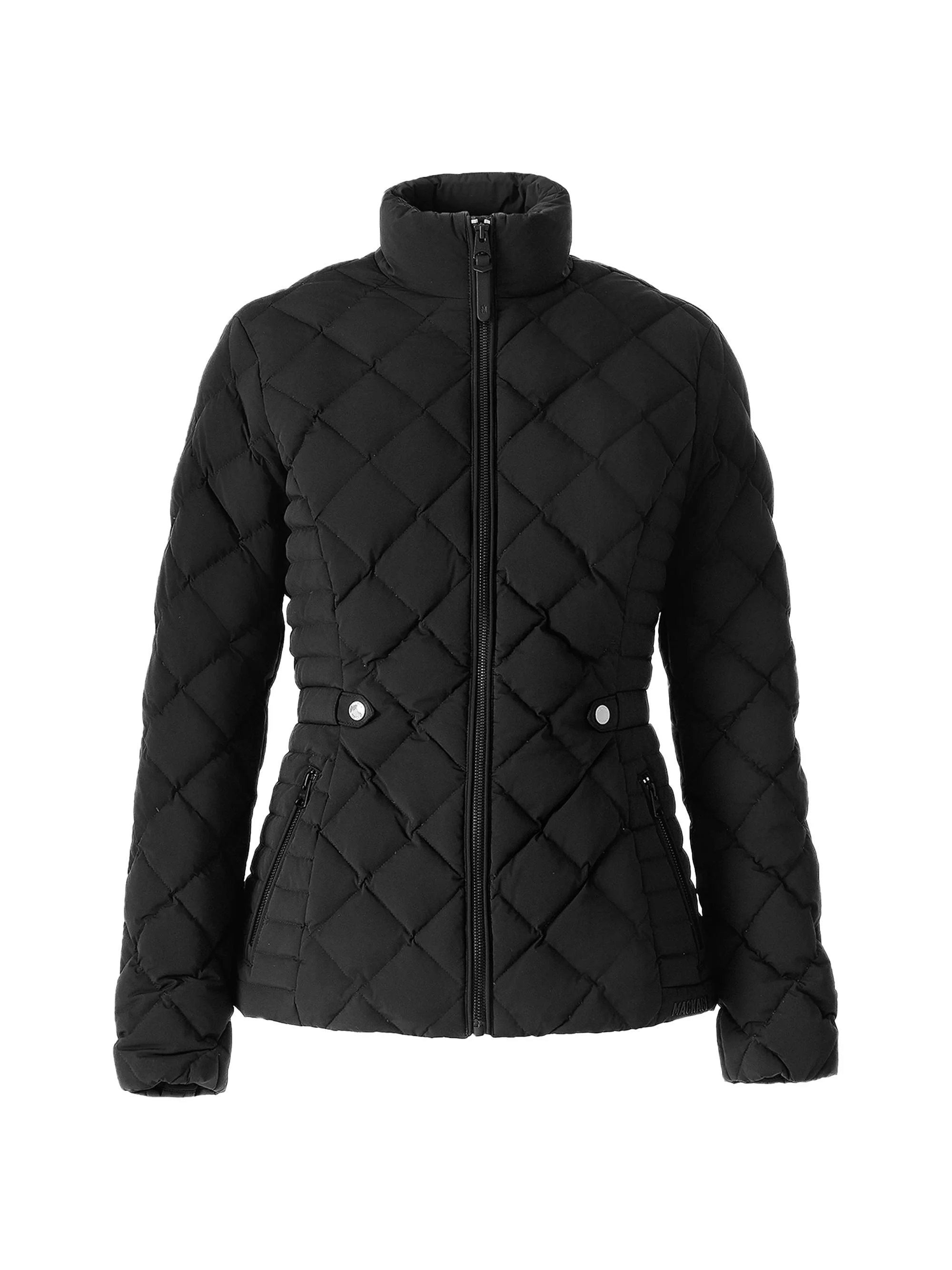 Women's Vik Quilted Down Jacket - Black - 1