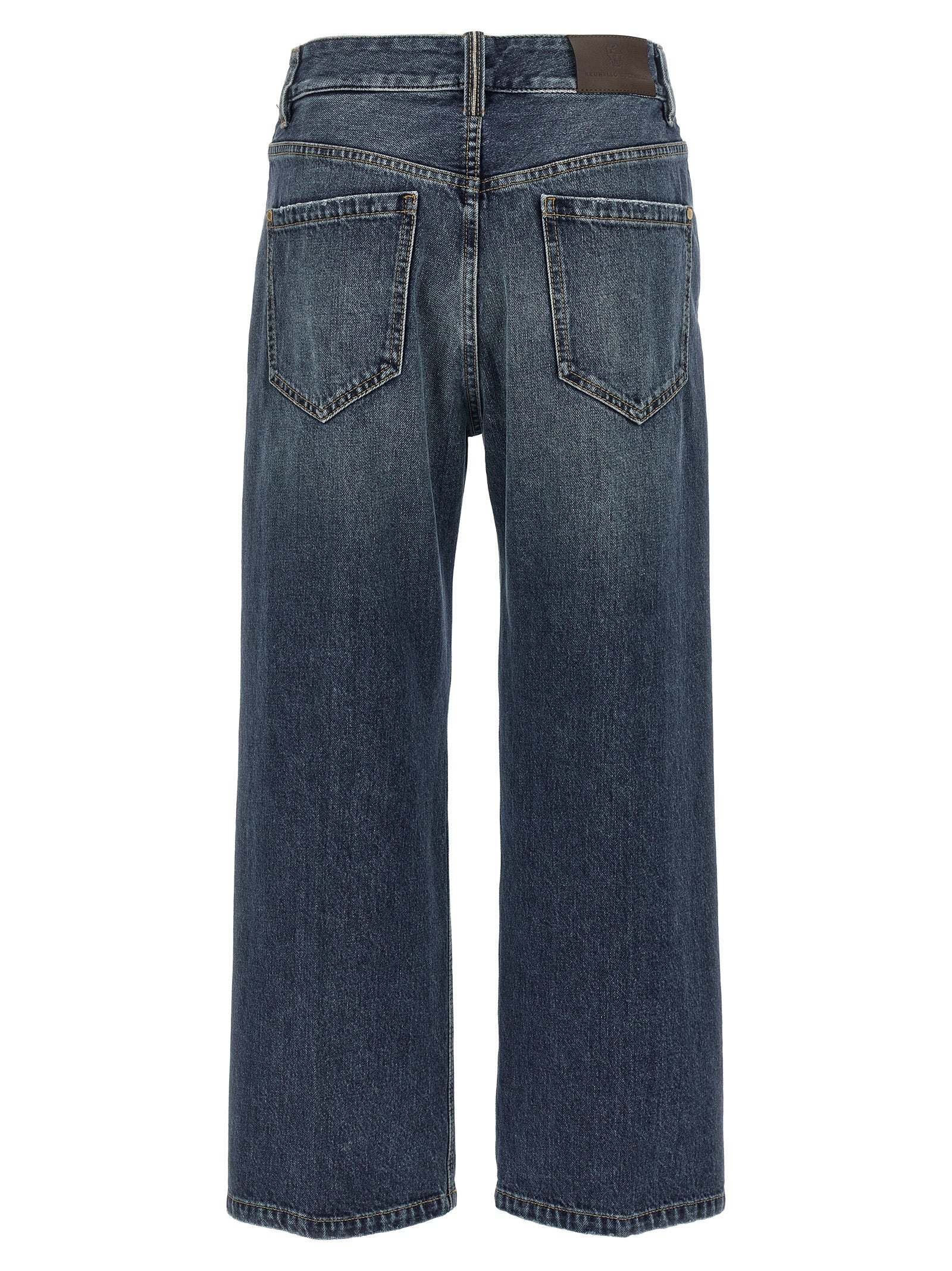 Contemporary Square Jeans Blue - 2