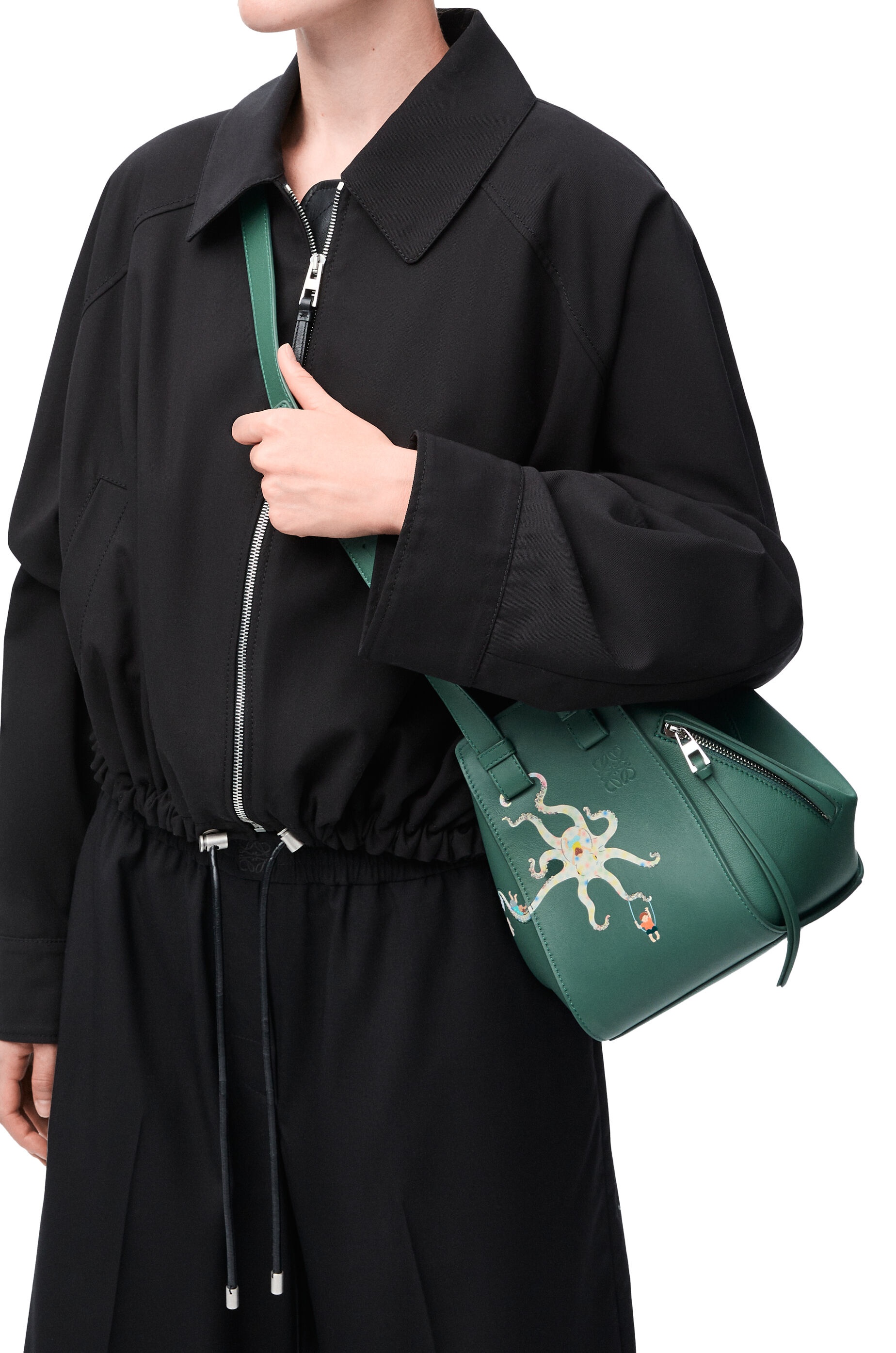 Octopus compact Hammock bag in nappa calfskin - 2
