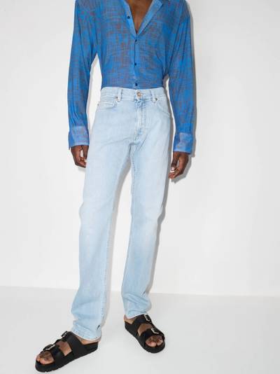 VERSACE low-rise slim-cut jeans outlook