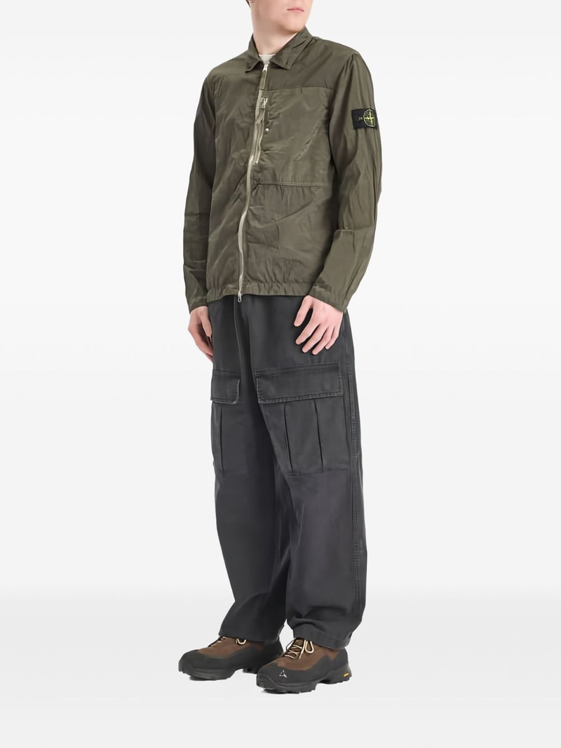 Stone Island zipped shirt jacket outlook