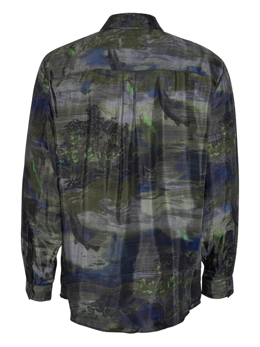 Block long-sleeves shirt - 2