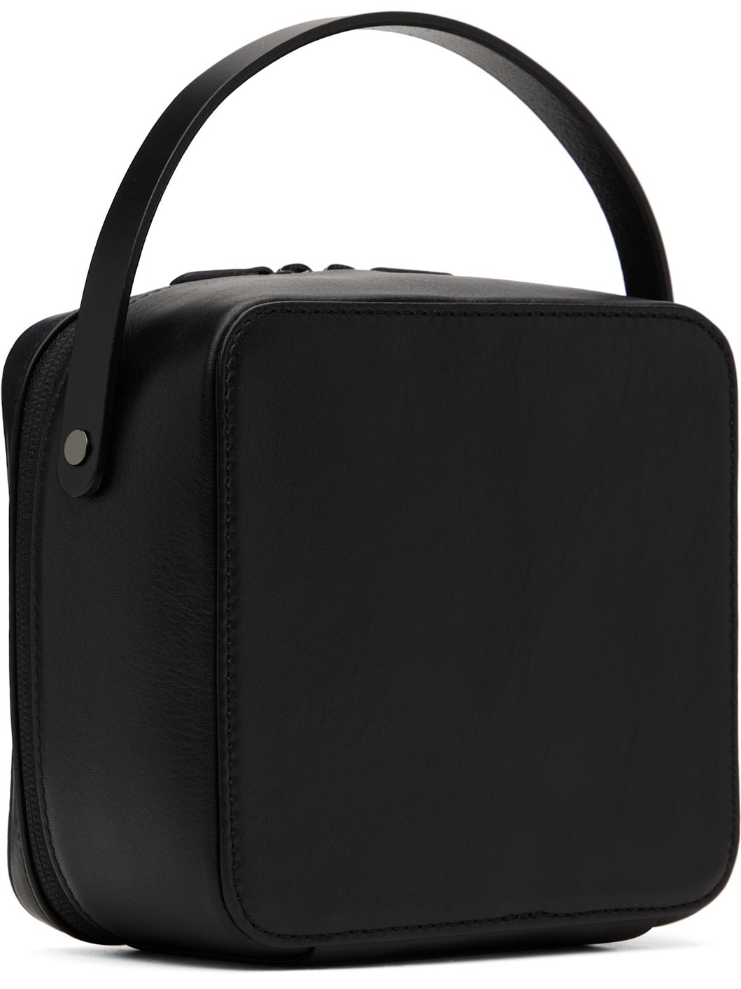 Black AETA Edition Leather Small Travel Case Bag - 3