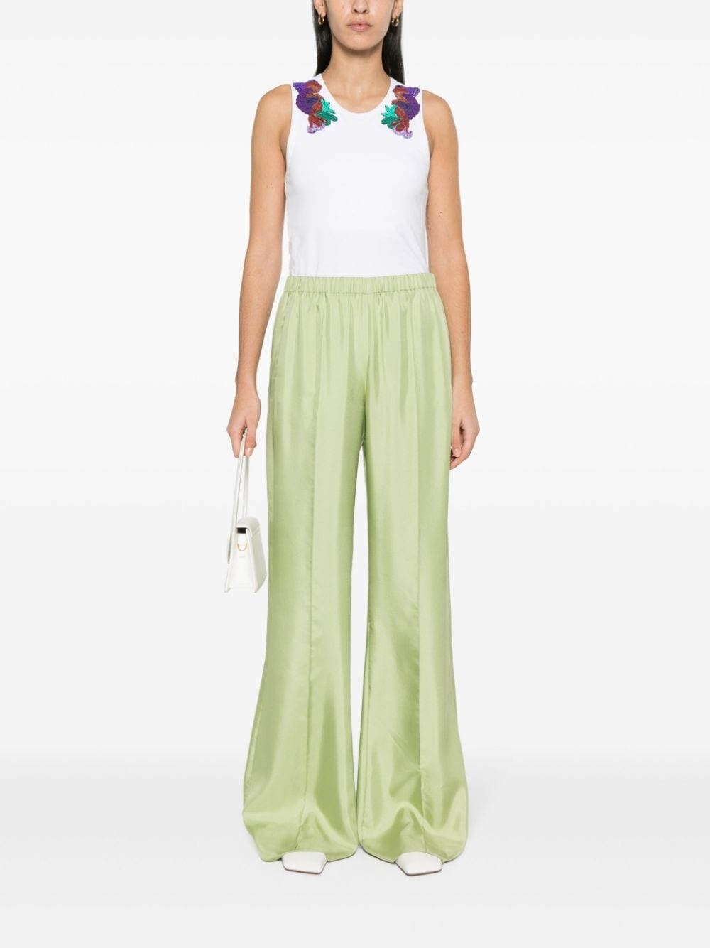 bead-embroidered tank top - 2