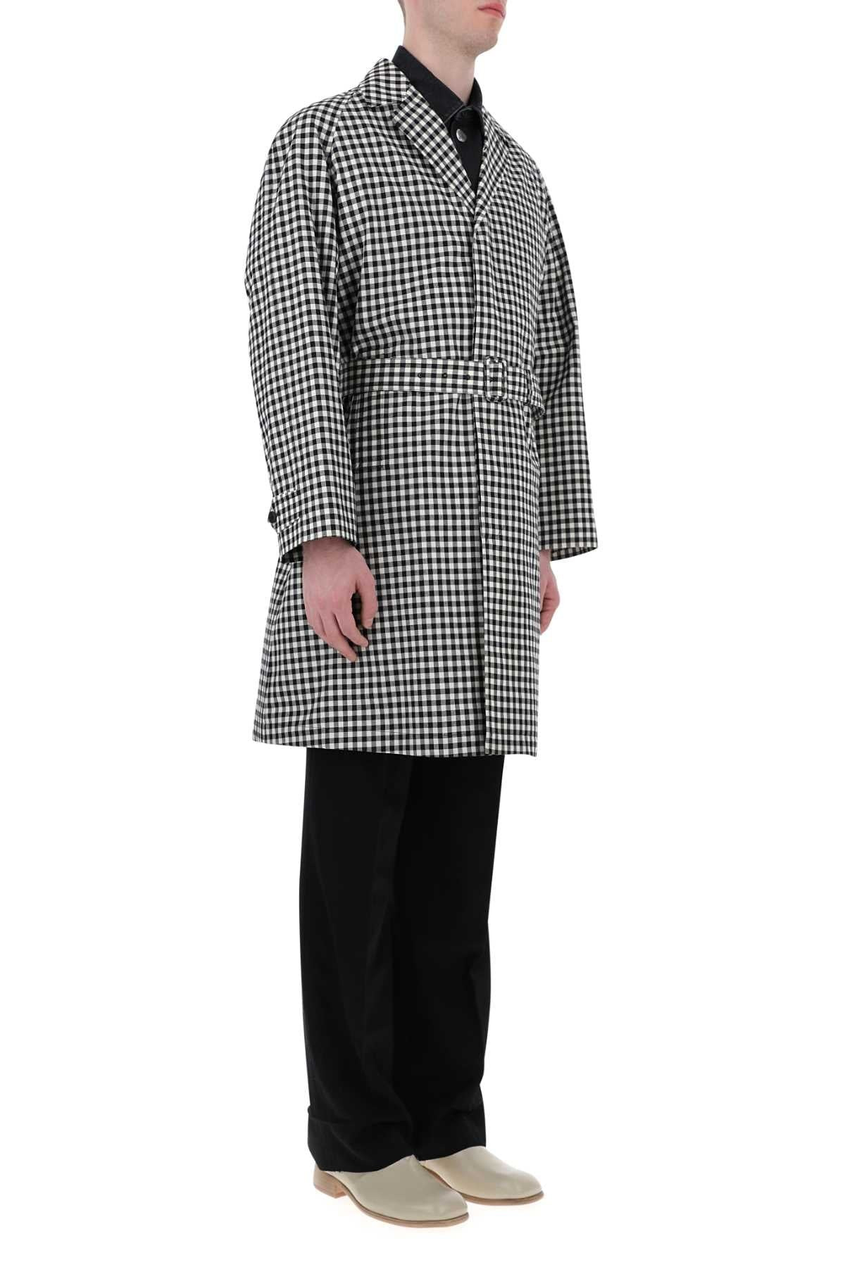 Prada Men Embroidered Cotton Overcoat - 3