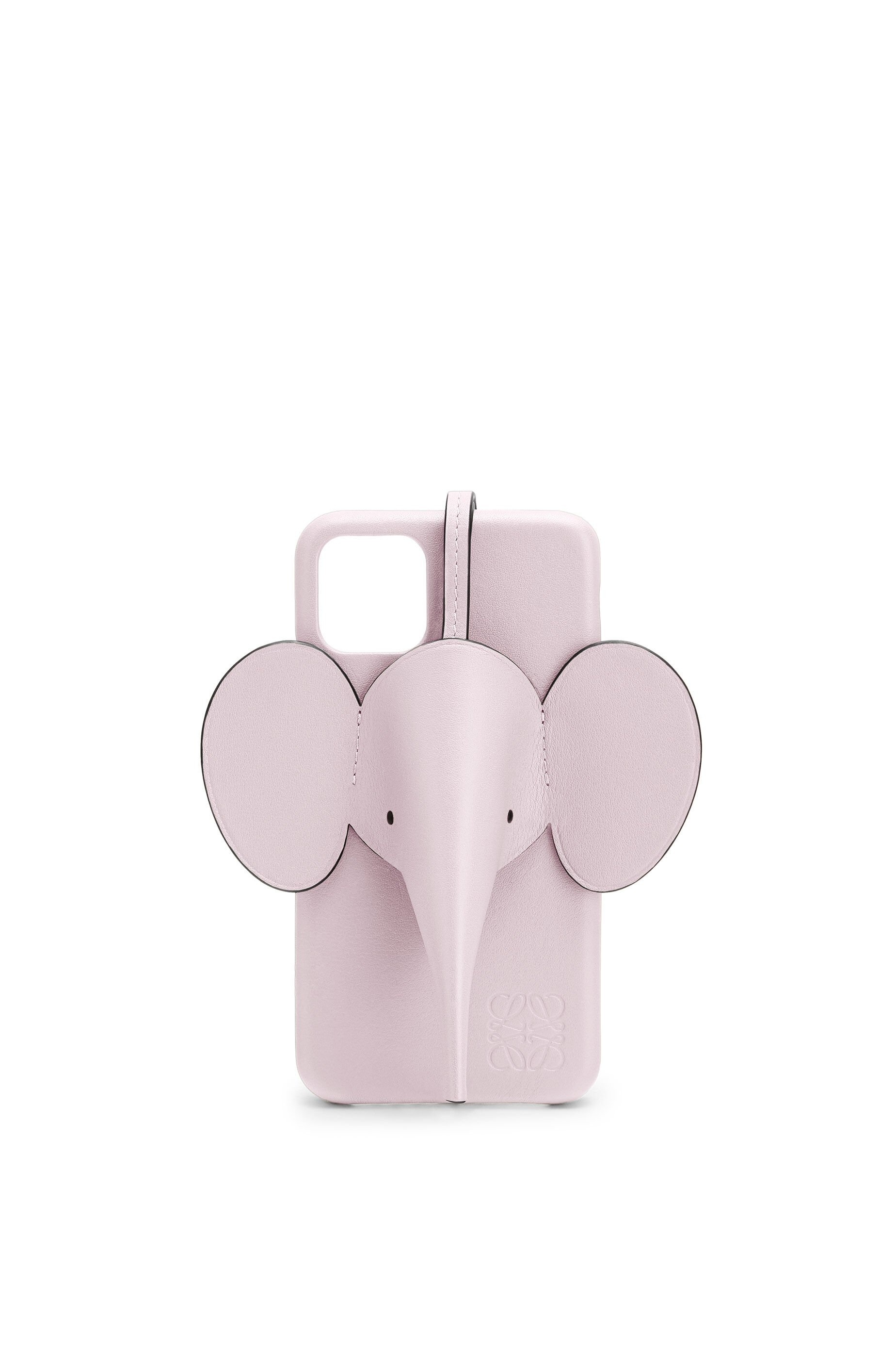 Elephant cover for iPhone 11 in pearlized calfskin - 1