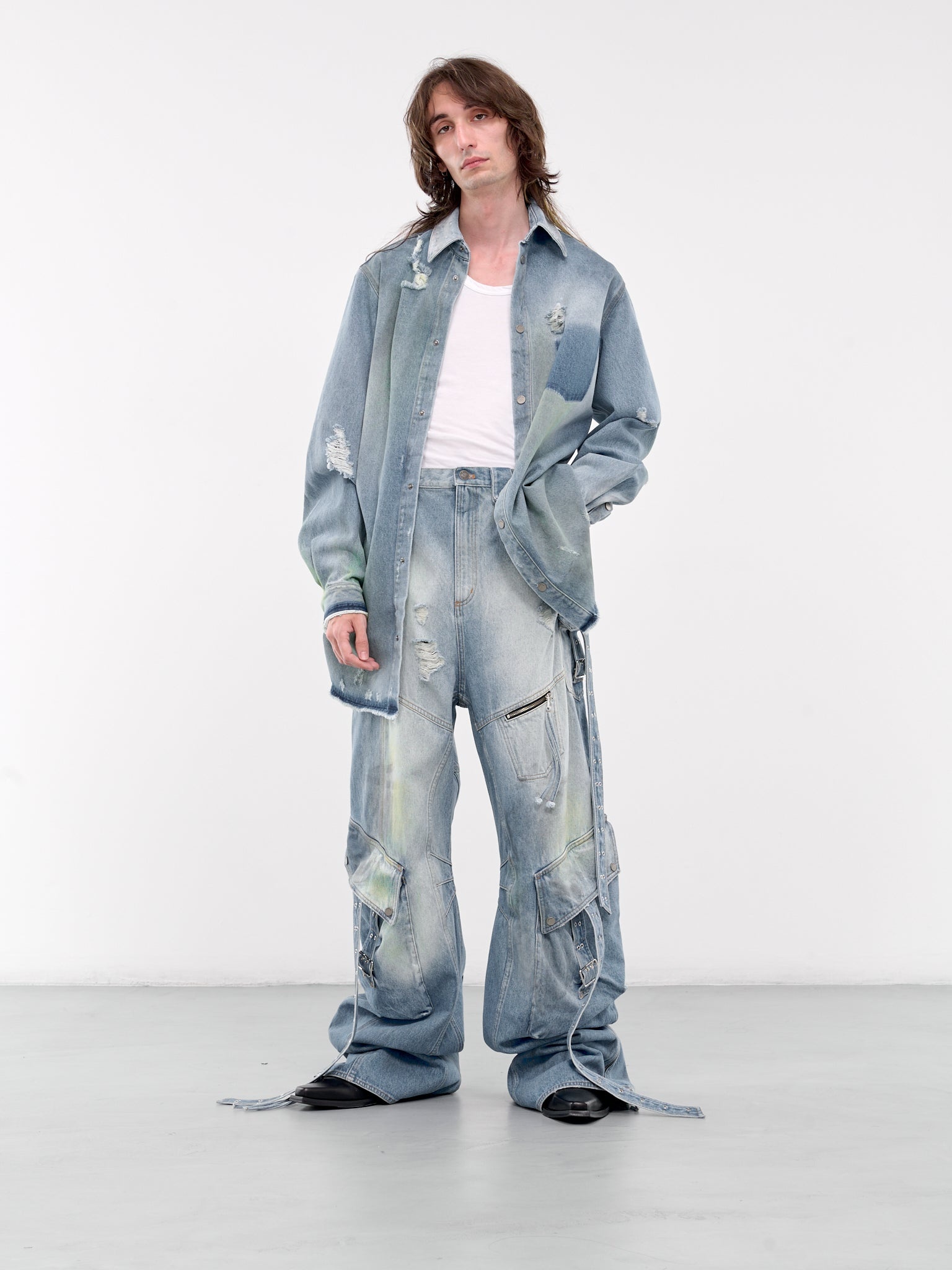 Cargo Elevated Denim Pants - 6