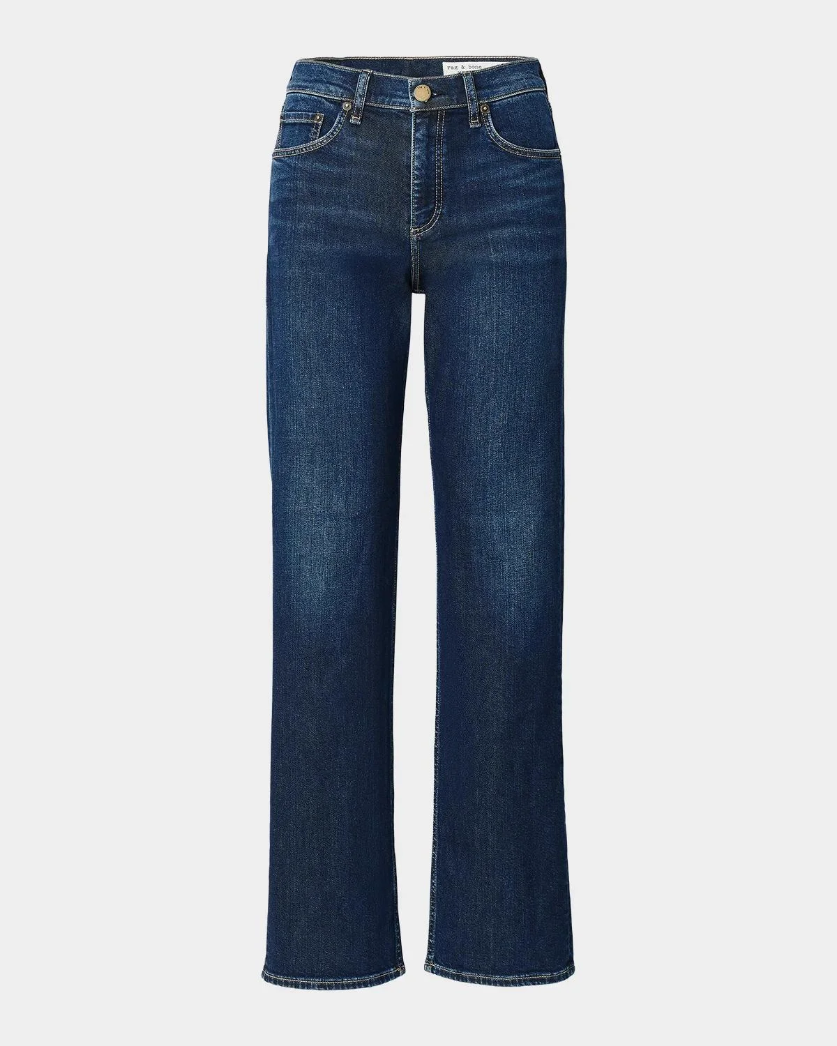 Shea Stretch Featherweight Relaxed Straight-Leg Jeans - 1