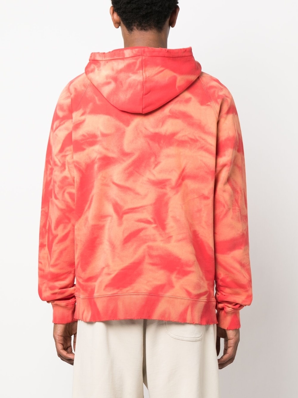 tie-dye cotton hoodie - 4