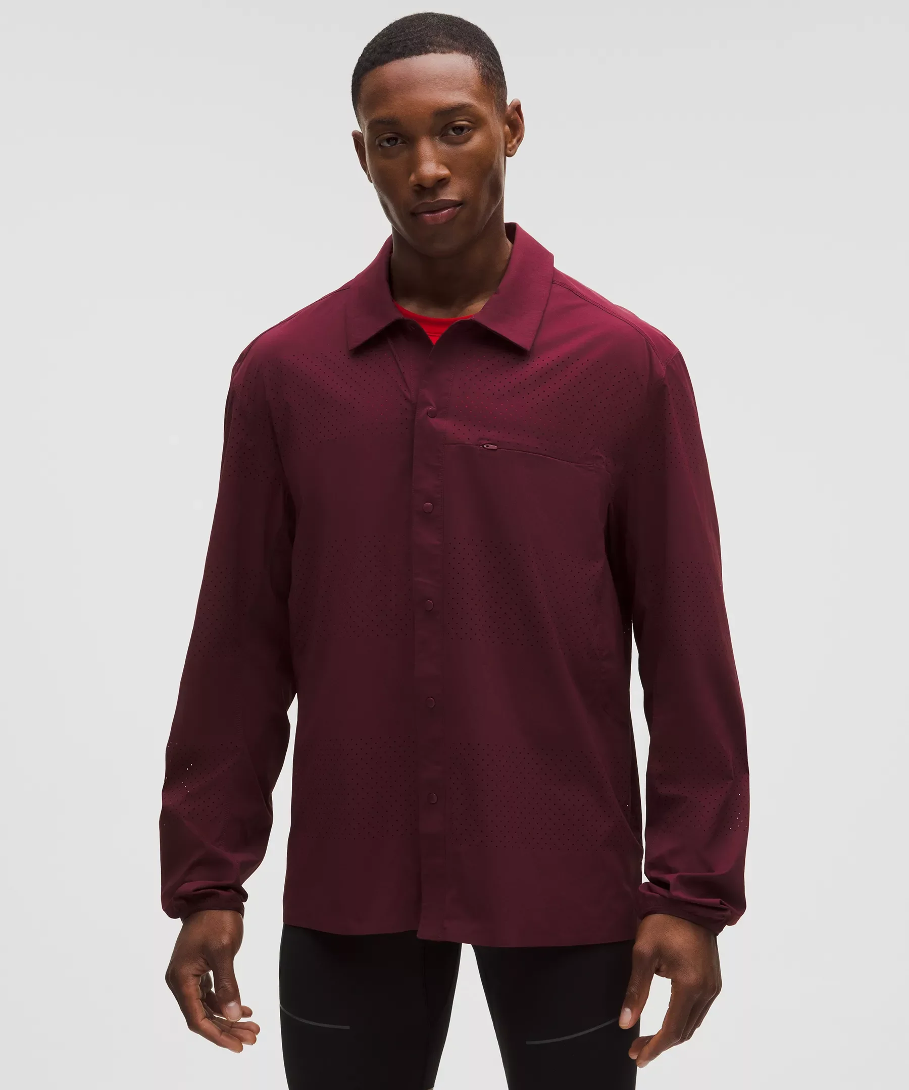 Perforated Running Overshirt - 1