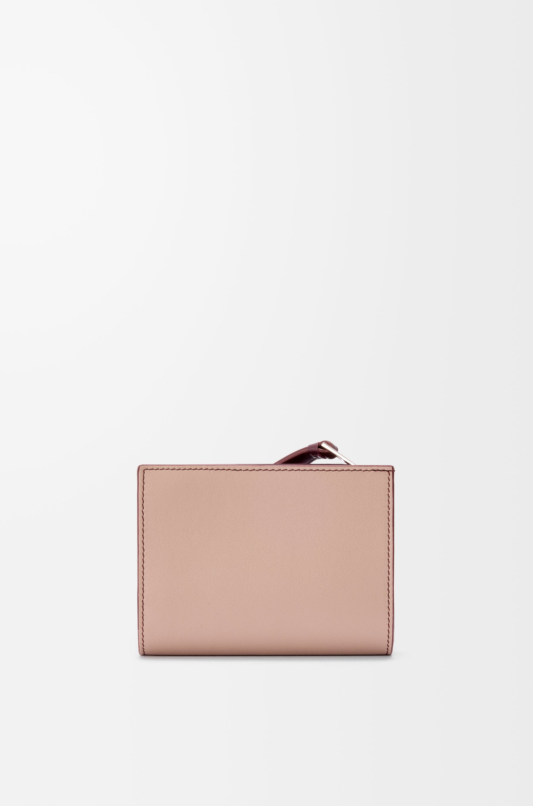 Puzzle compact wallet in classic calfskin - 4