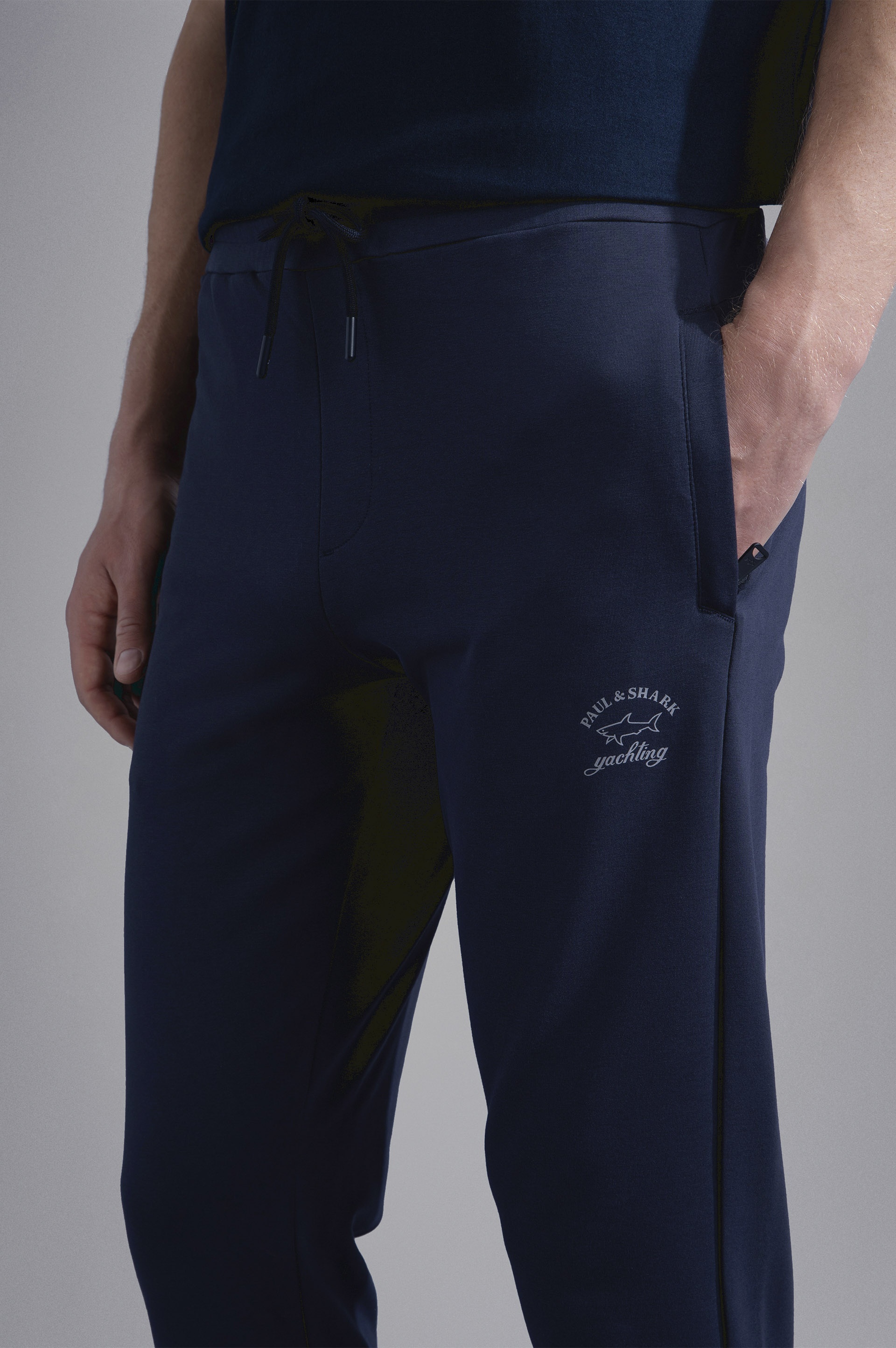 SUPER SOFT STRETCH COTTON TRACKPANTS WITH REFLEX PRINT - 4