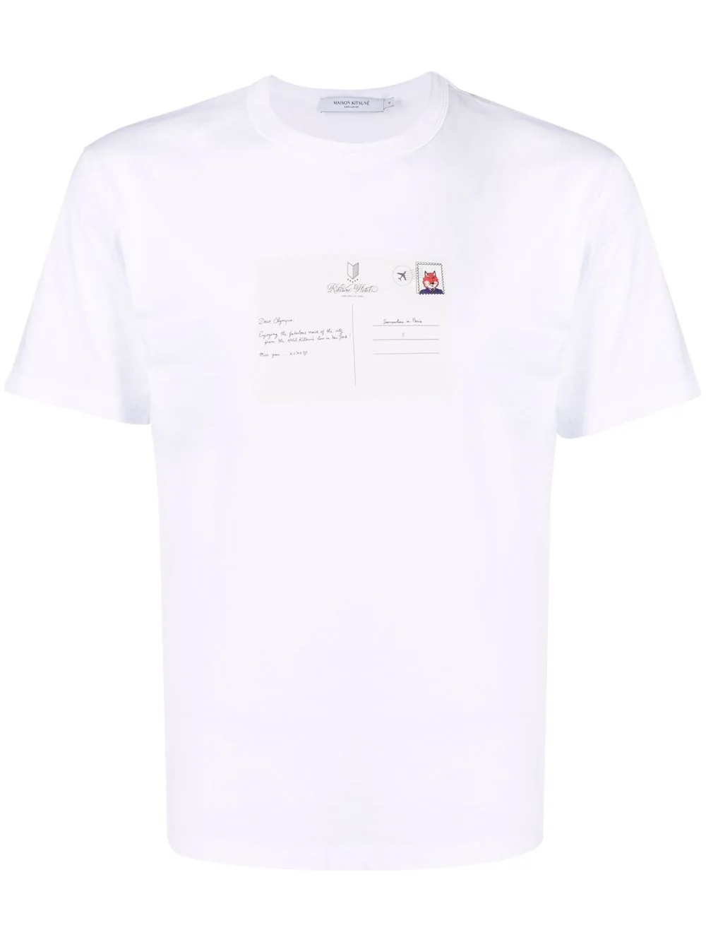 letter-print T-shirt - 1