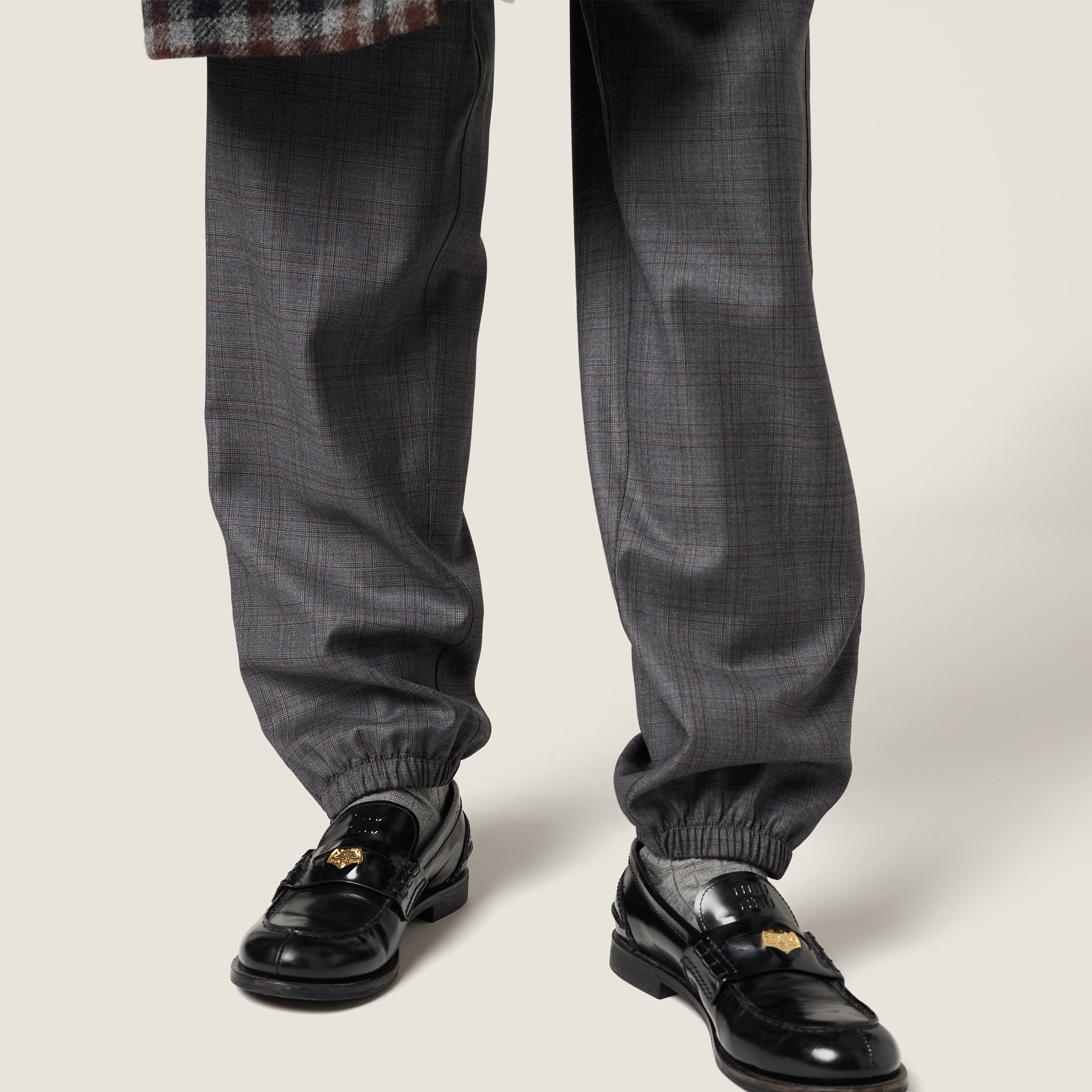 Prince of Wales checked joggers - 6