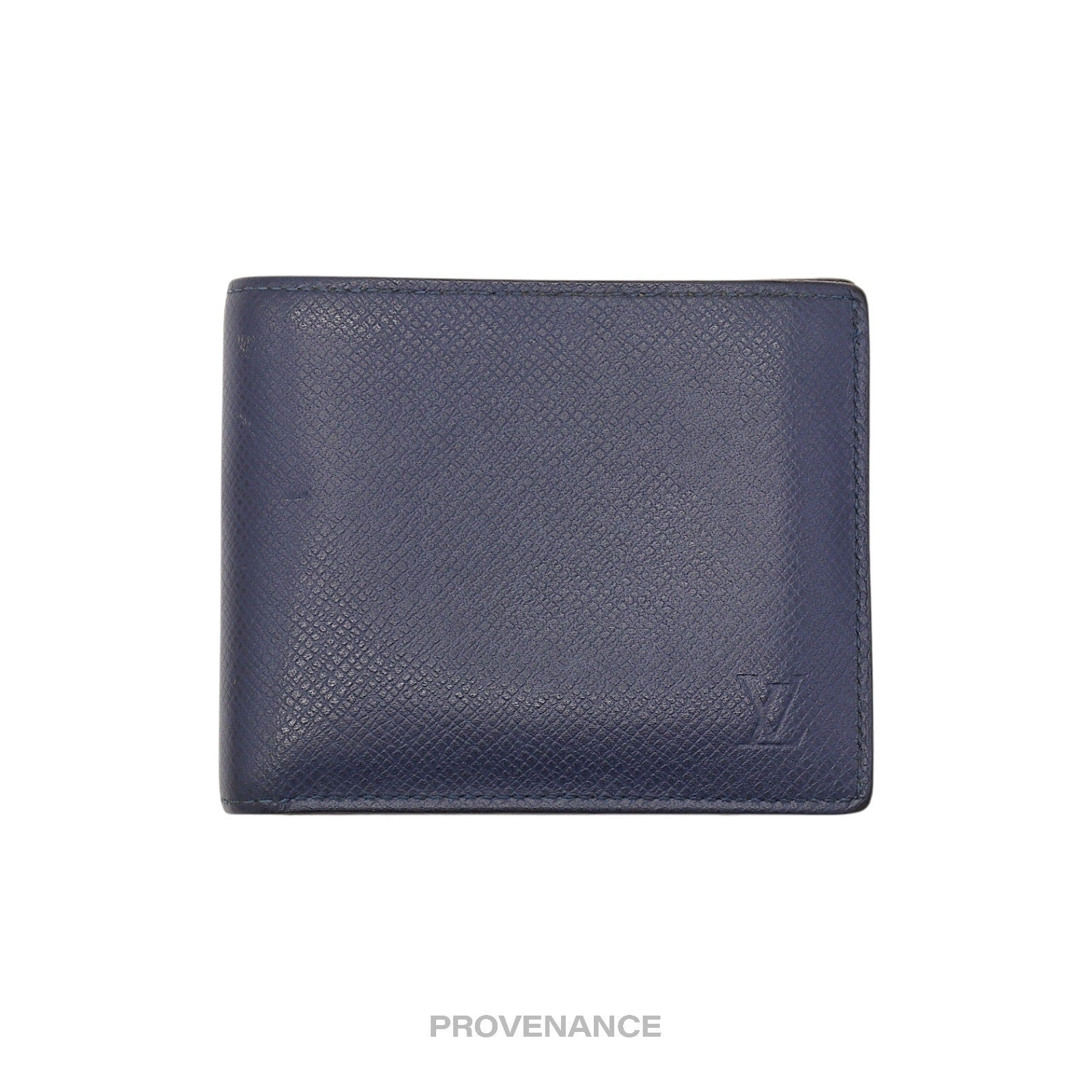 Louis Vuitton Amerigo Wallet - Navy Blue Taiga Leather - 2