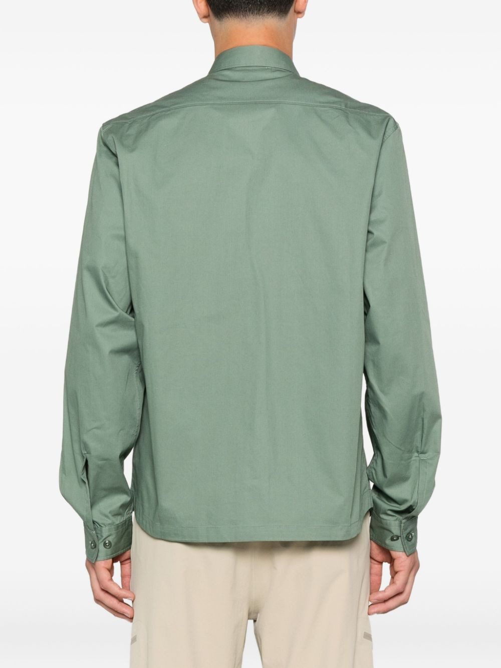 double-pocket cotton shirt - 4