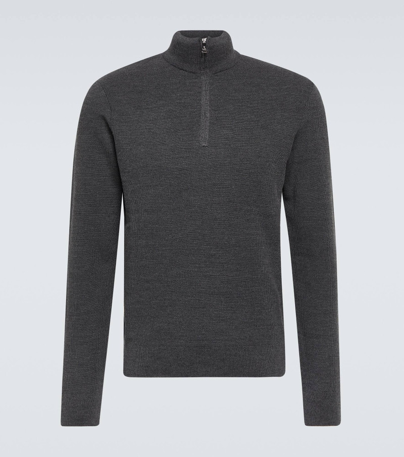 Wool half-zip sweater 1