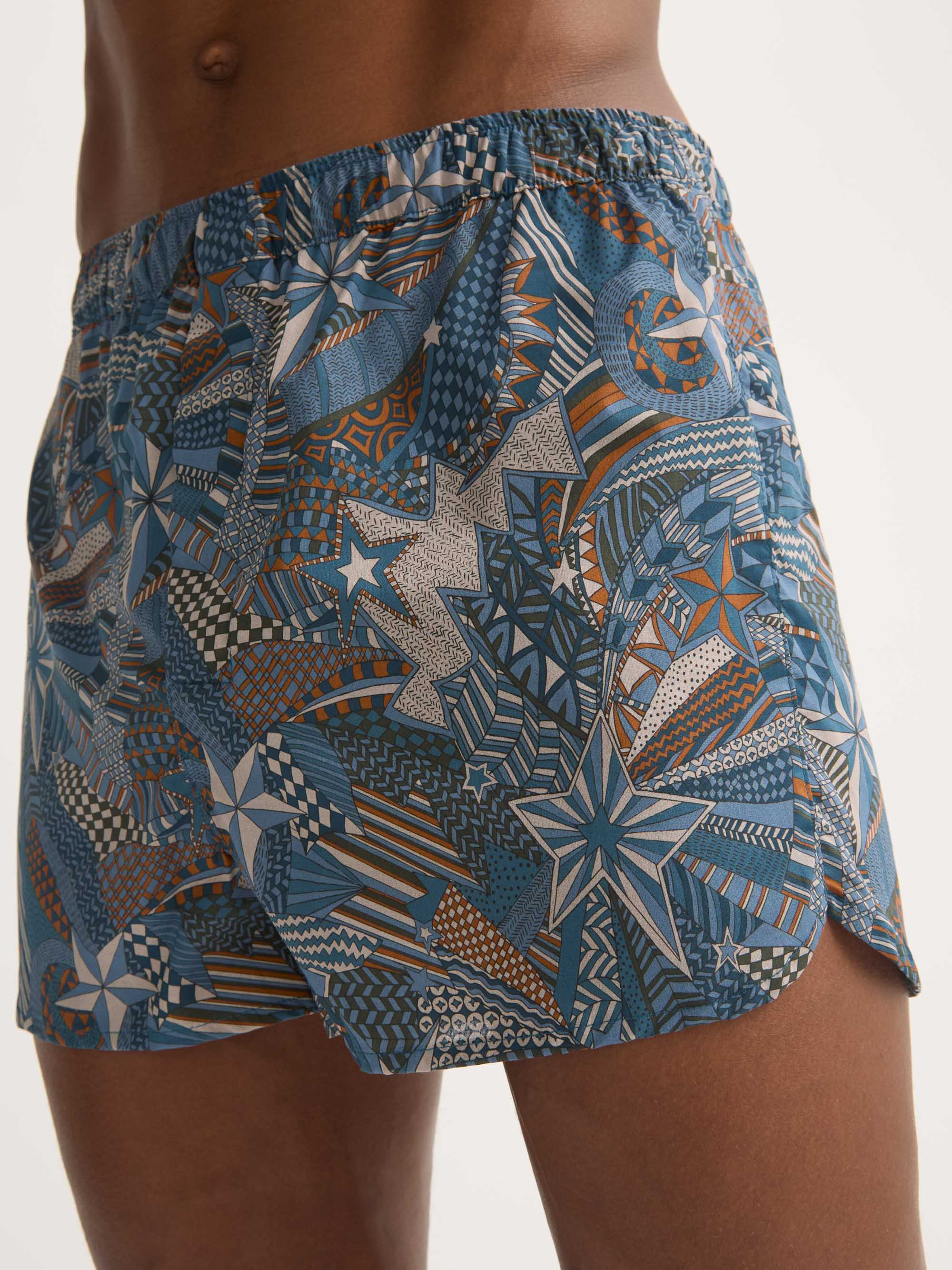 Men's Modern Fit Boxers Cotton Batiste Multicolor Celebration Print - 5