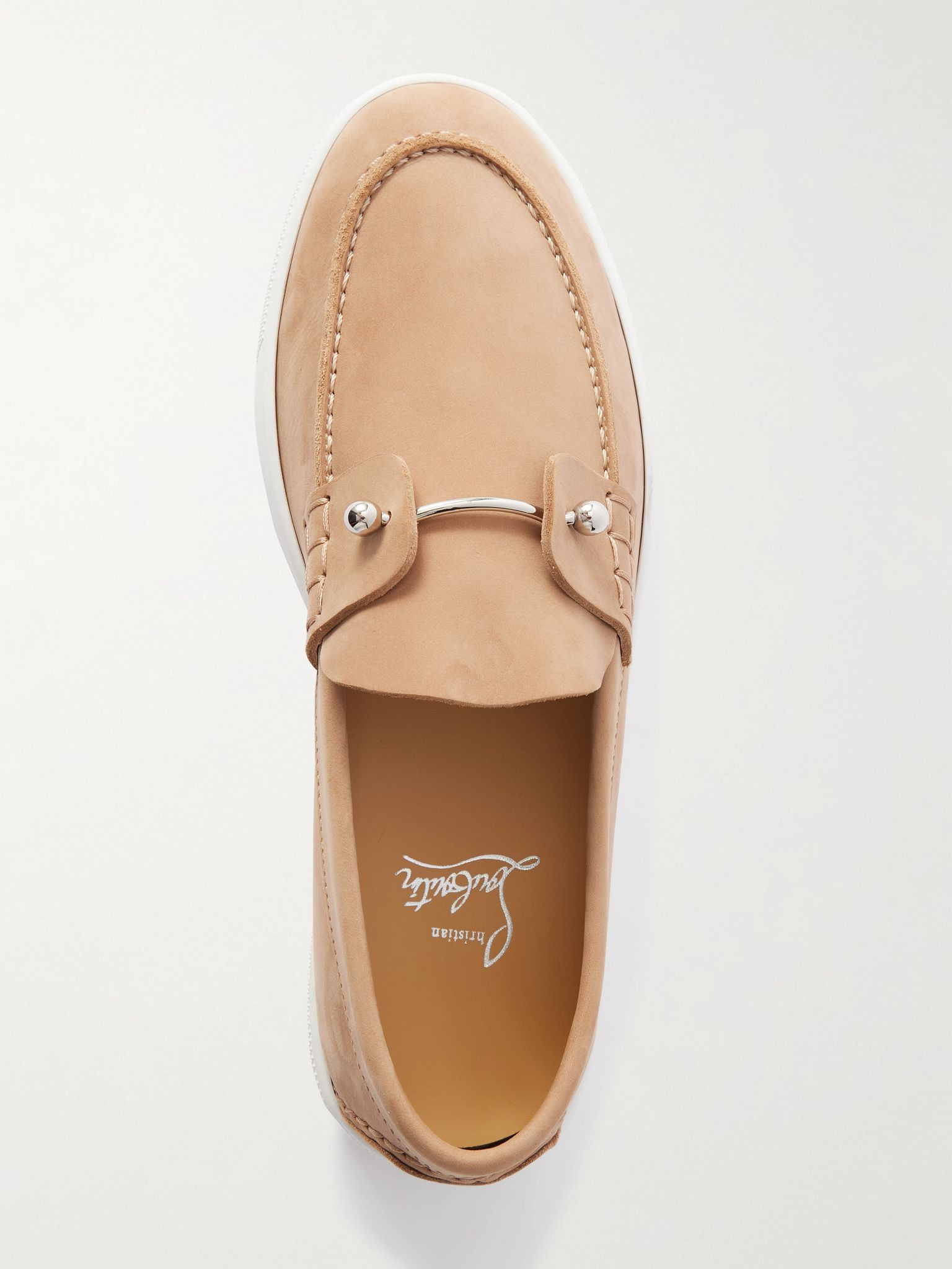 Chambeliboat suede loafers Neutral - 5