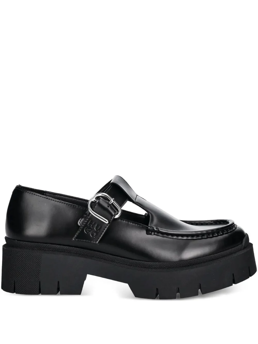 buckle-detail platform loafers - 1