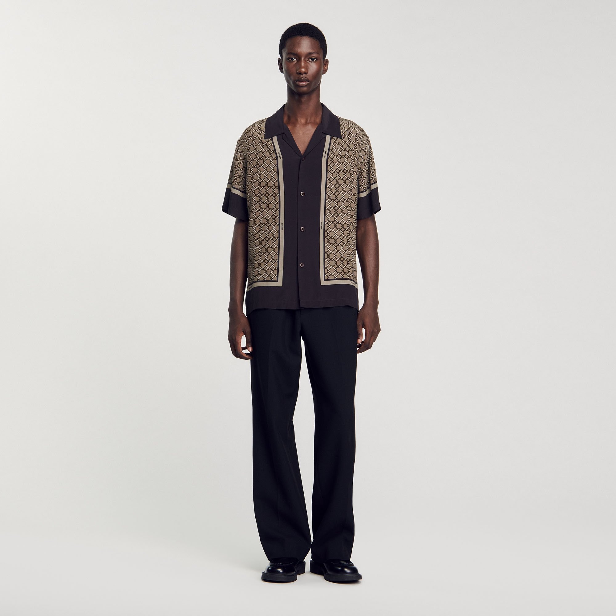 SHORT-SLEEVED PATTERNED SHIRT - 3