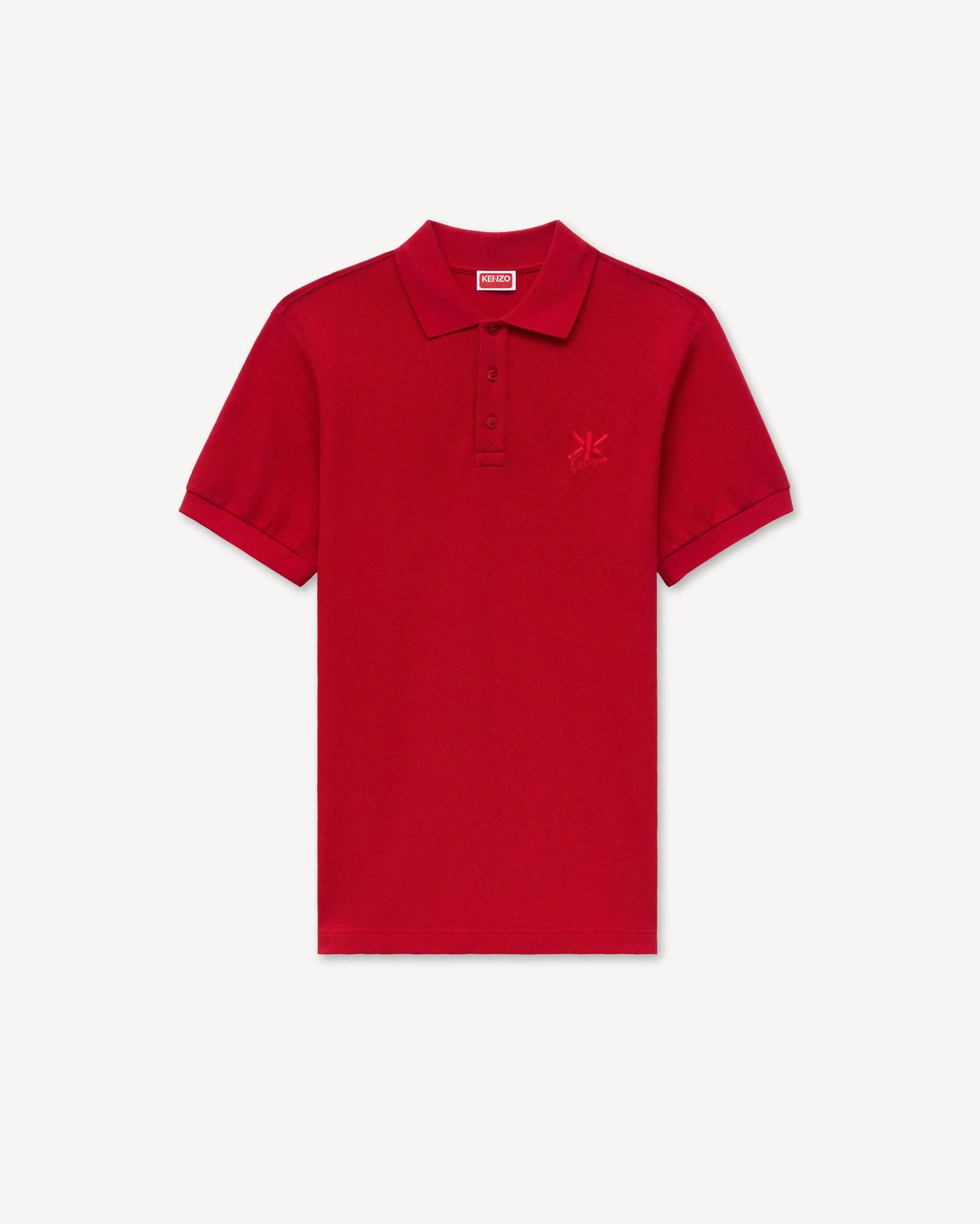 'KENZO Double K' slim polo in cotton - 1