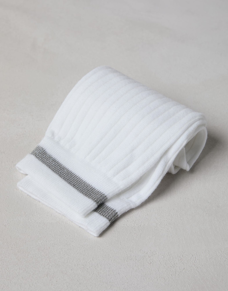 Brunello Cucinelli Ribbed cotton socks outlook