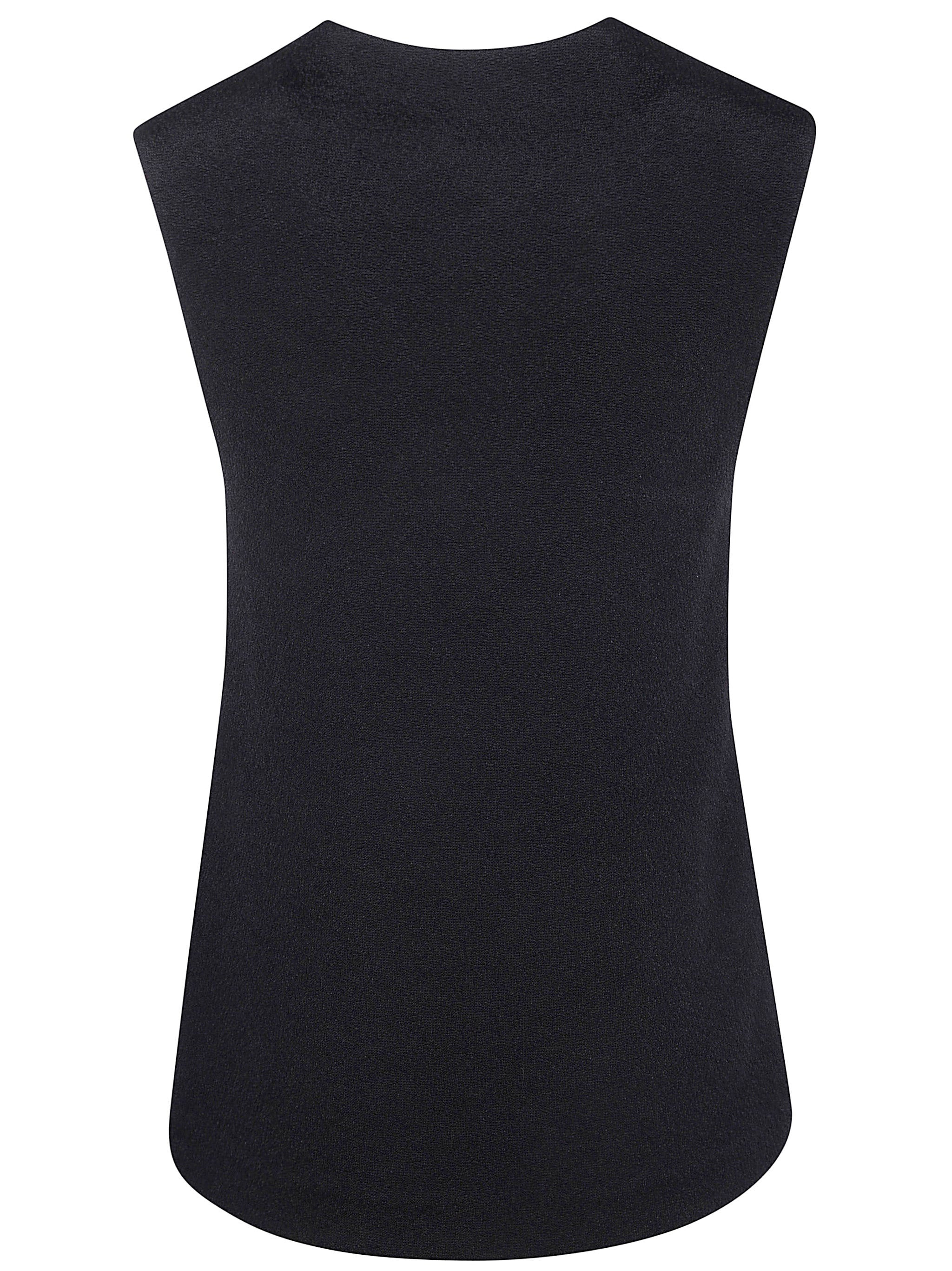 Jil Sander Women "V Neck Sleeveless" Top - 2