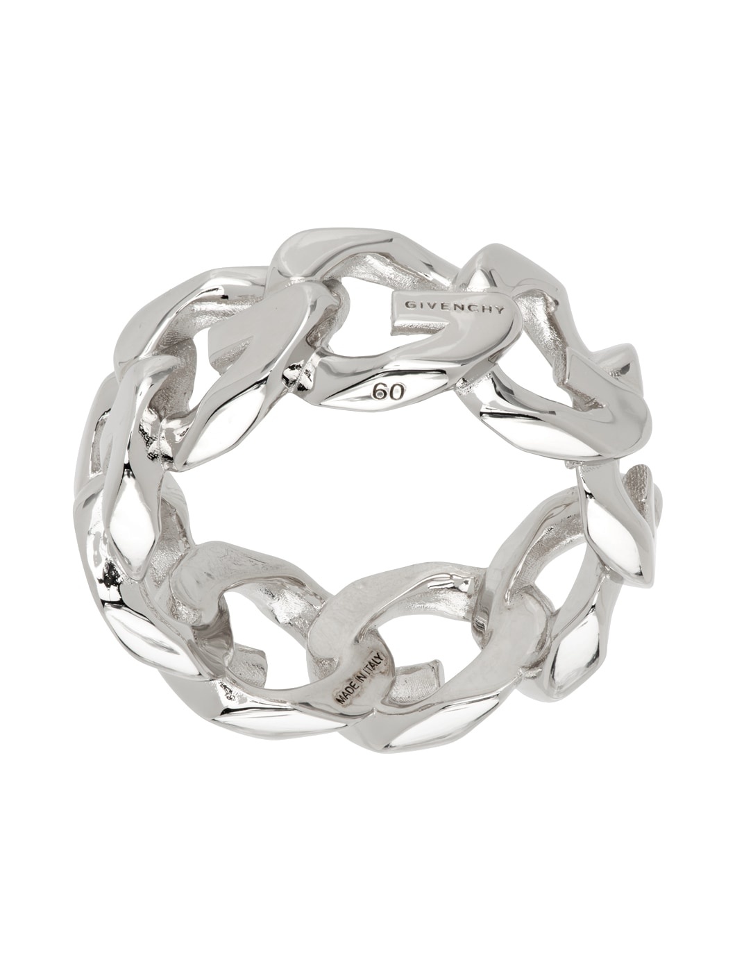 Silver G Chain Ring - 1