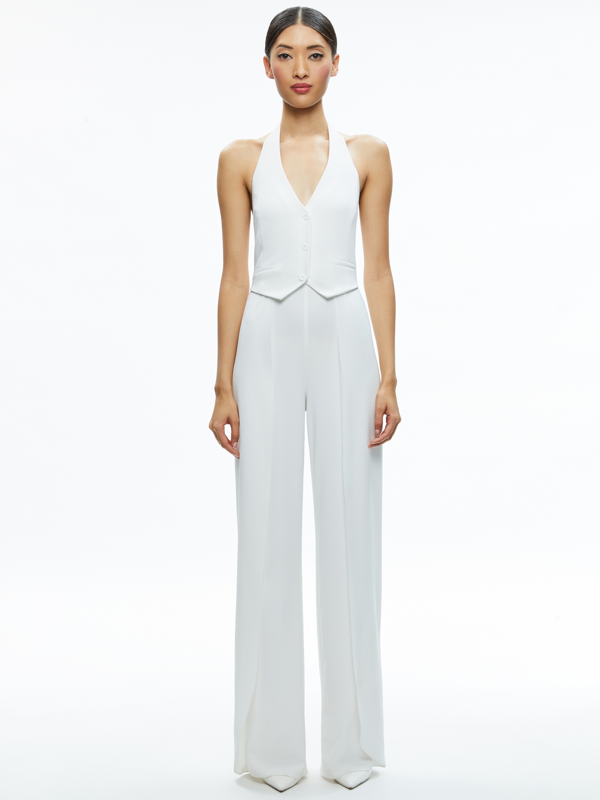 ROBIN HALTERNECK VEST JUMPSUIT - 6