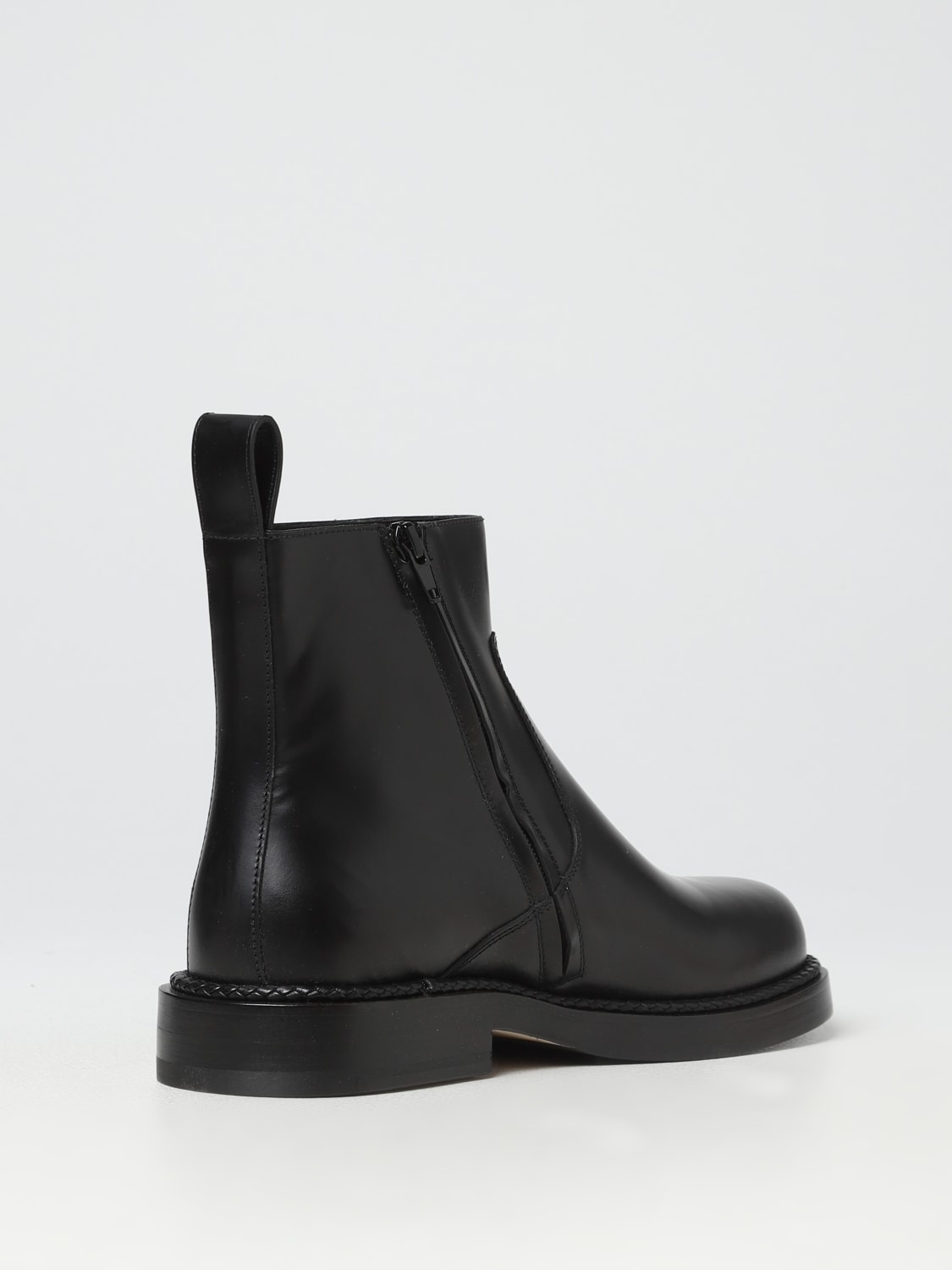 Bottega Veneta Strut leather ankle boots with zip - 3