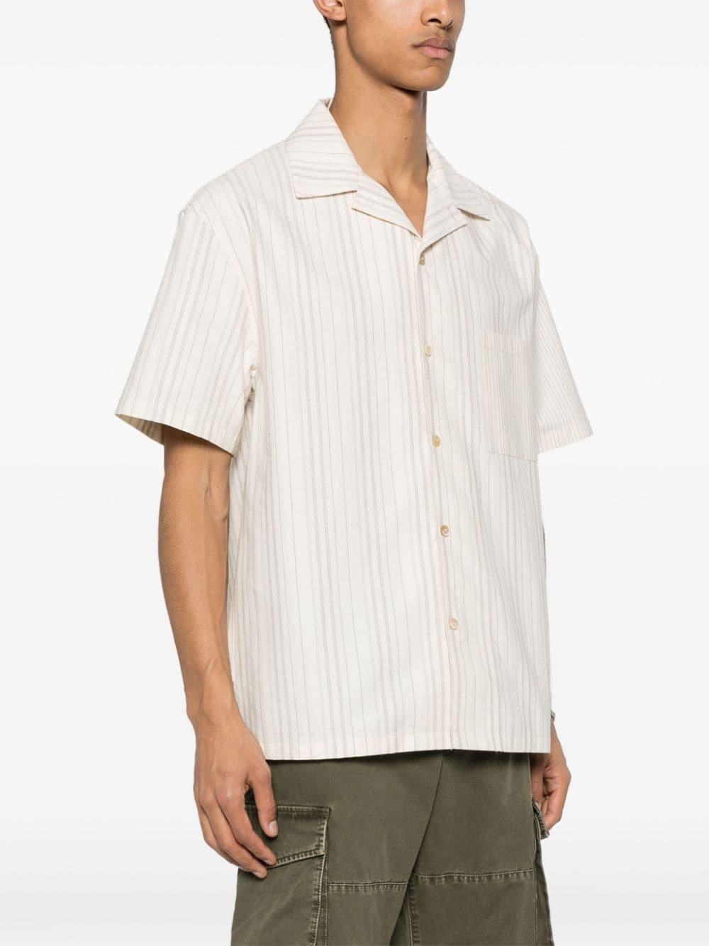 short-sleeves striped shirt - 3
